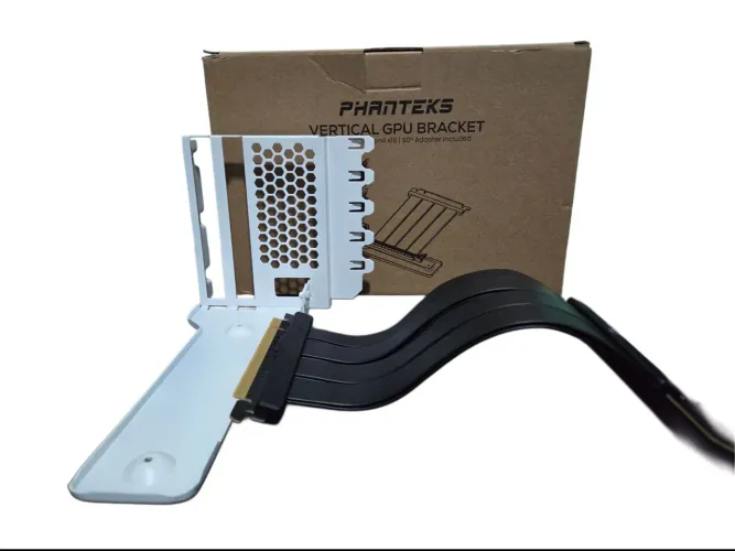 Suporte Vertical para Placa de Video Phanteks com Cabo Riser PCIe Gen 4.0