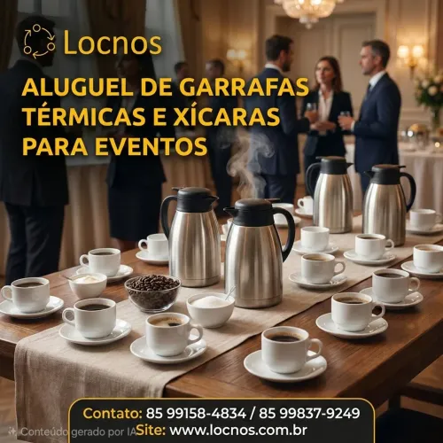 Aluguel de garrafa termica xicaras para café para eventos
