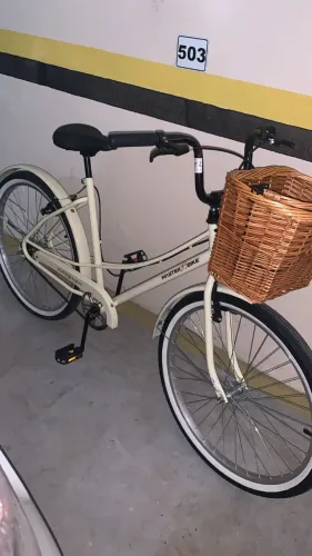 Bicicleta com cesto | Estilo retrô | Aro 26
