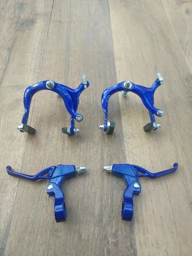 Manete e ferradura para bicicleta