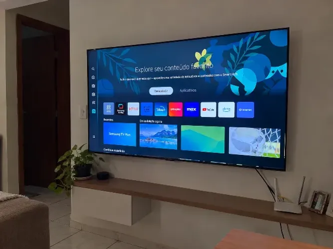 TV Smart Samsung 55" 4K Crystal UHD