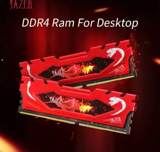 JAZER DDR4 Ram 16GB 3200MHz PC4 Desktop Gaming Memory Suporte Placa-mãe Memória DDR4