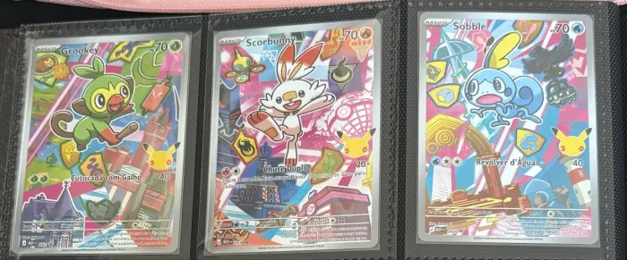 Trio de Galar - parceiros iniciais 02 Pokémon