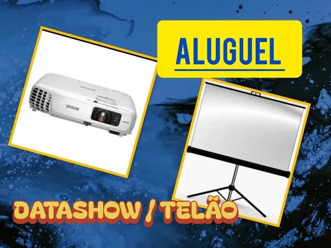 ALUGUEL DATASHOW / TELÃO-SOM-MICROFONE-MESA DE SOM