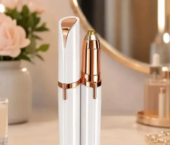 Caneta Depiladora Sobrancelha Elétrico Recarregável USB Bivolt (Cores Sortidas)