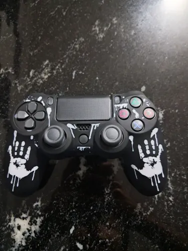 Controle Ps4 / Pc Sem Fio Estilo Dualshock Novo + Capa Protetora