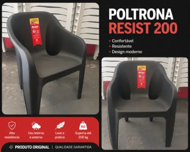 Poltrona Testada em 200kg