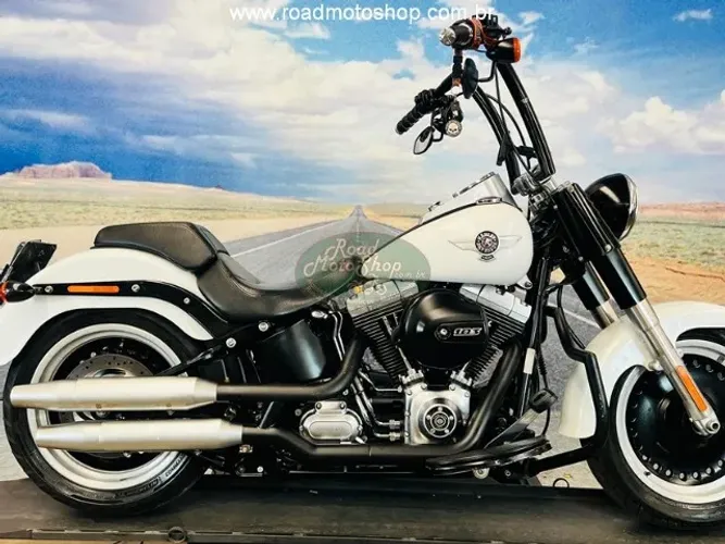 HARLEY DAVIDSON FLSTFB-  BRANCA 2016 -96.322Km