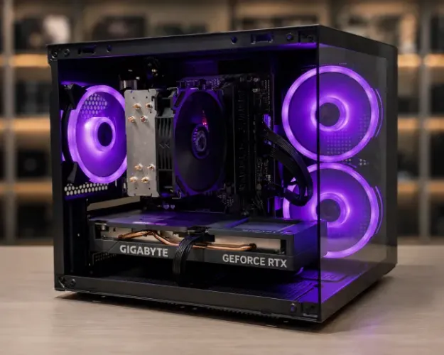 Mini PC Gamer Ryzen 5 5500 + RTX 4060 + 16GB RAM