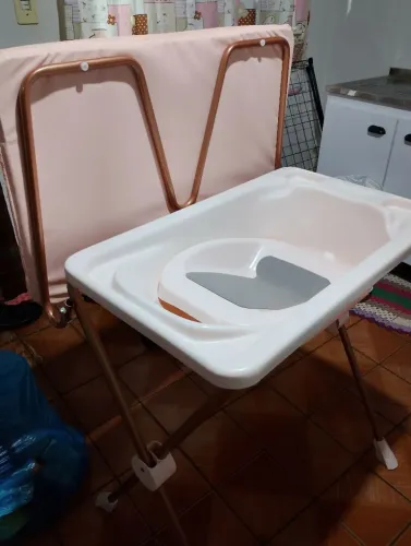 Banheira com trocador