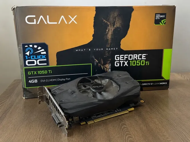 Placa de Vídeo GALAX GTX 1050 Ti OC 4GB