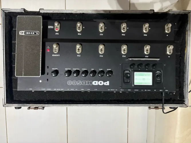 Pedaleira da pós hd 500