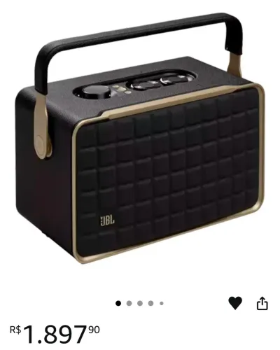 Som JBL retrô