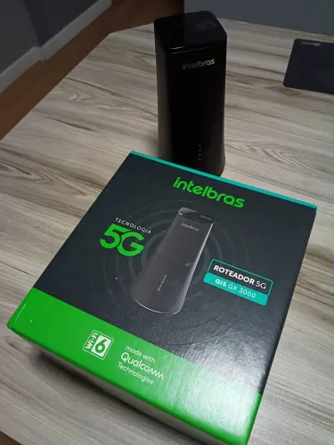 Roteador Intelbras 5G GX 3000 Wi-Fi 6 Dual Band Ax preto