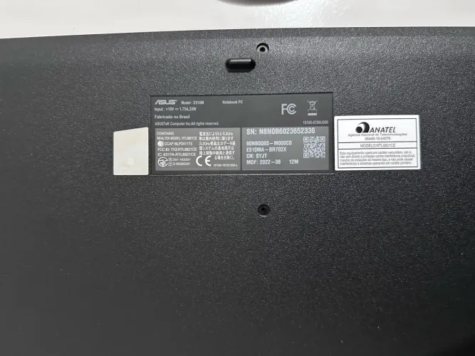 Notebook ASUS E510
