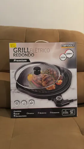 Grill elétrico redondo Startools
