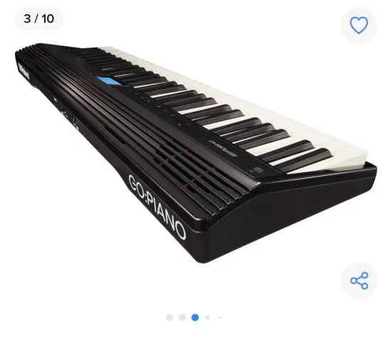 Teclado sintetizador GO PIANO