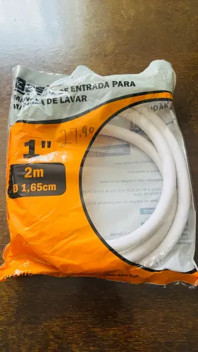 Mangueira entrada de máquina de lavar 