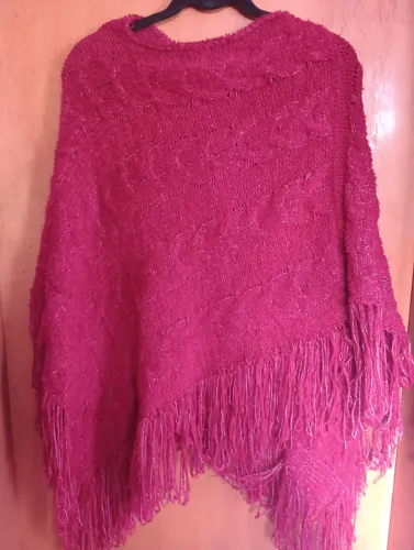 Tricô pala vermelho