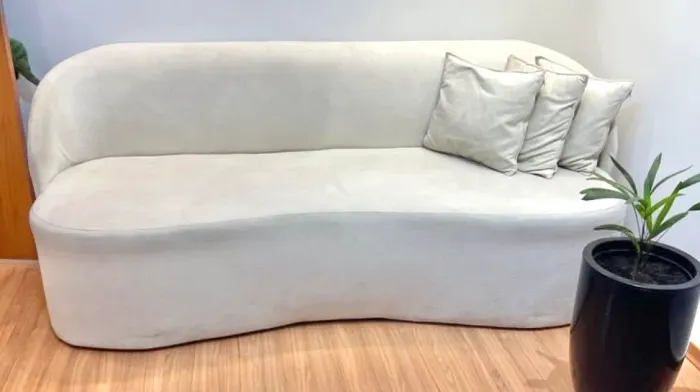 Sofá curvo luxo