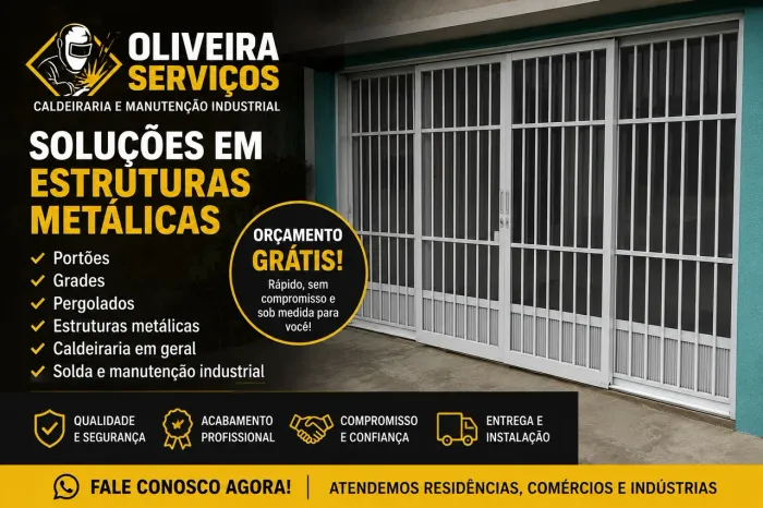 Caldeiraria e manutenção industrial 