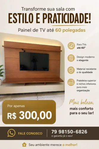 painel de tv