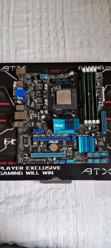 Kit upgrade com Placa-mãe processador e memória ram ddr3