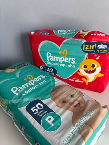 Fraldas Pampers P 05 Pacotes