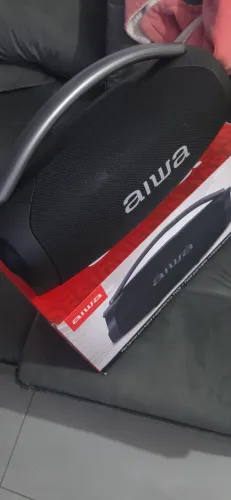 Bombox aiwa parcelo no cartao 