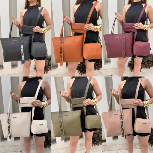 KIT 3 BOLSAS FEMININAS ESTILO COLCCI