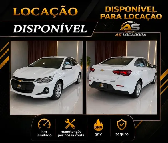 ONIX PLUS 2025 DISPONÍVEL PARA LOCAÇÃO