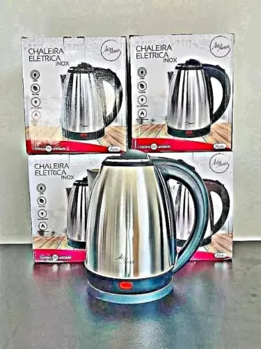 Chaleira Elétrica Inox 1,8 Litros Nova a Pronta Entrega