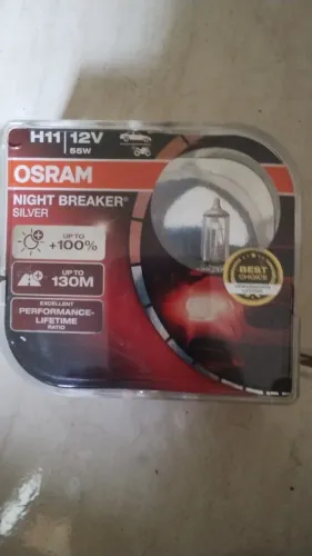 Par Lâmpadas Osram Night Breaker Silver H11 12 55w