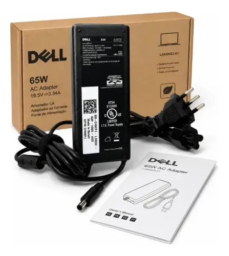 Fonte Carregador Notebook Dell 65w 19,5v 3,34a Original