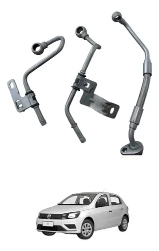 Kit  Tubo Cano Turbina Fiat Pulse 1.0 2021 A 2025