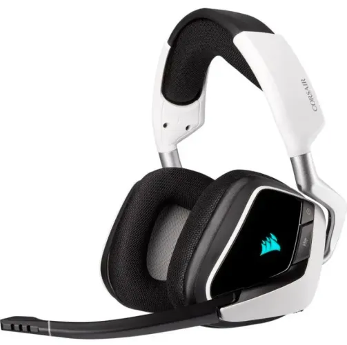 Headset Gamer Corsair Void Elite Wireless, RGB, 7.1 Surround, Drivers 50mm, Branco