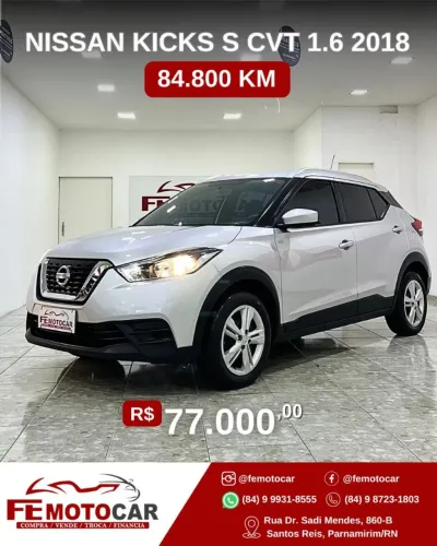 Nissan Kicks S 1.6 16V Flex 5P Aut. 2018