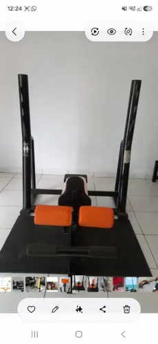 Máquinas de musculação. Supino 3x1