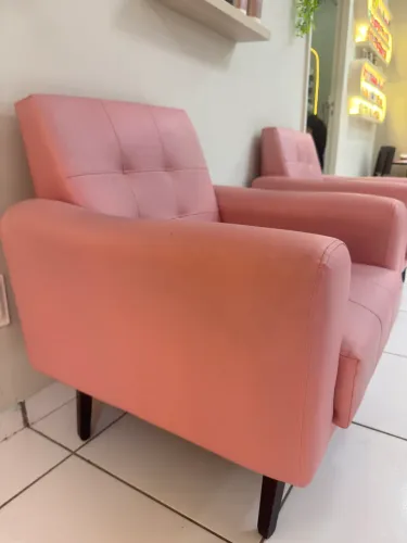 Poltrona fixa rosê