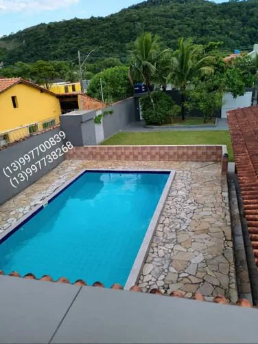 Casa de piscina Praia Da Enseada Guarujá