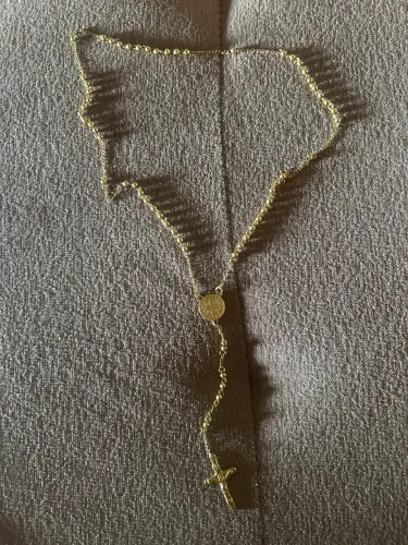 Terço mídia o único banhado a ouro