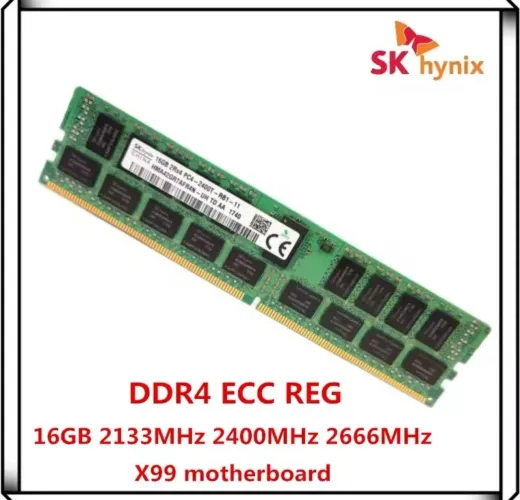 Memória RAM Server 8GB DDR4 ECC REG (Ideal para Xeon X99 / Servidores