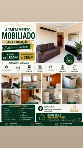 Apartamento Mobiliado - Jardim Irajá - 1 dormitório