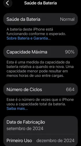 iPhone 16 Pro Preto 256GB - Completo + Nota Fiscal