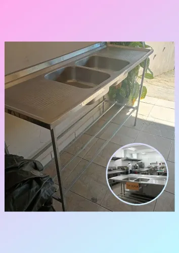 Pia inox 1,60 x 50 - Blumenau SC