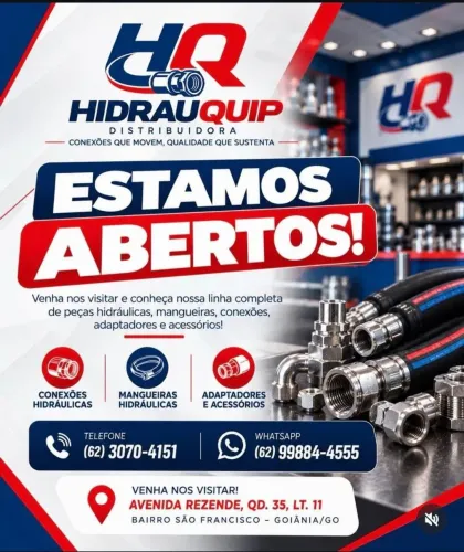 HIDRAUQUIP DISTRIBUIDORA CONEXÕES E MANGUEIRAS HIDRÁULICAS em Geral Pressagem de Imediato