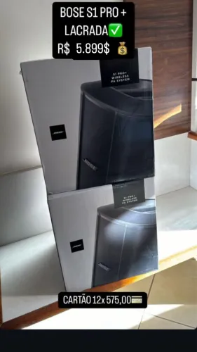 Caixa de som Bose s1 pro +