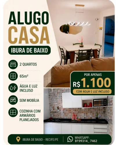 Casa para alugar Ibura de baixo