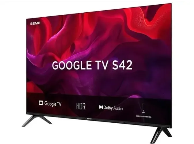 Smart TV 32" SEMP HD LED 32S42 Google TV 2 HDMI