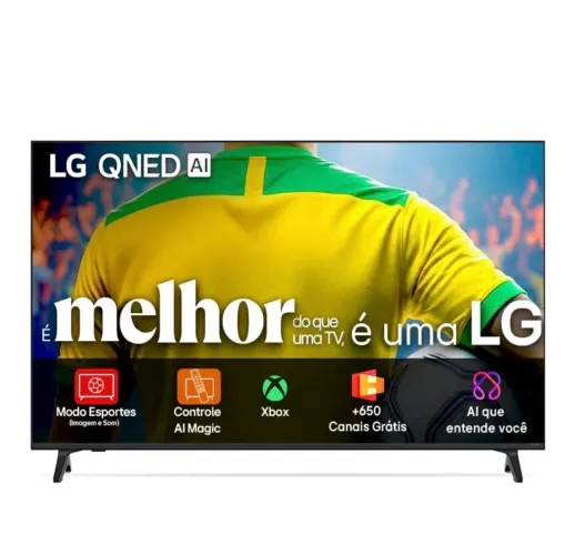 NOVO  Smart TV 50 polegadas LG QNED74 4K